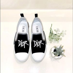 DIOR B23 SLIP-ON SNEAKERS US 9